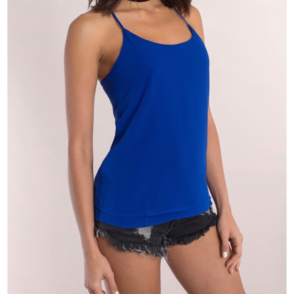Blue Tobi tank top